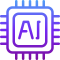 Artificial Intelligence Icon – AI Solutions for Automation and Smart Decision-Making